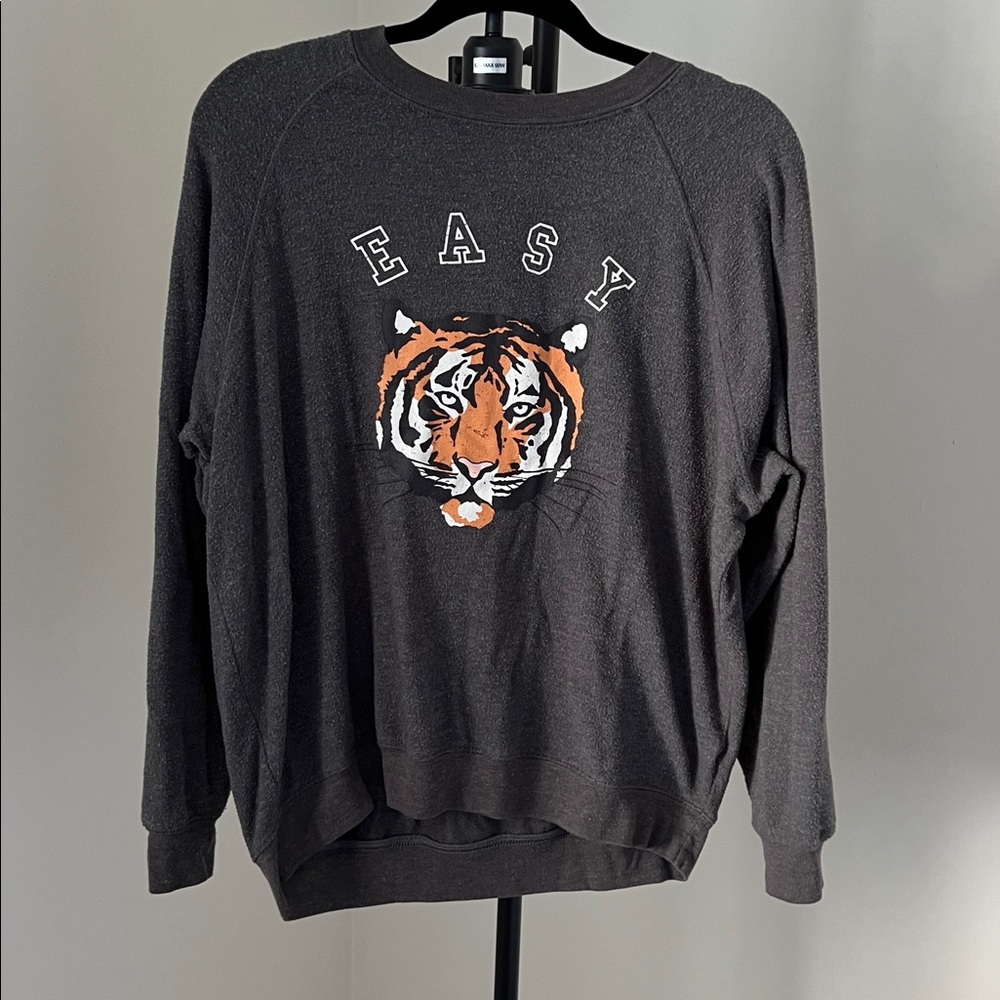 Wildfox Heather Easy Tiger crewneck